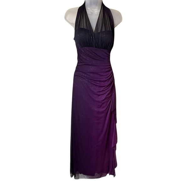 Vintage Blondie Nites Y2k Dress Whimsigoth Fairy Grunge Sz 7 Sz S Sparkle Purple - Picture 1 of 13